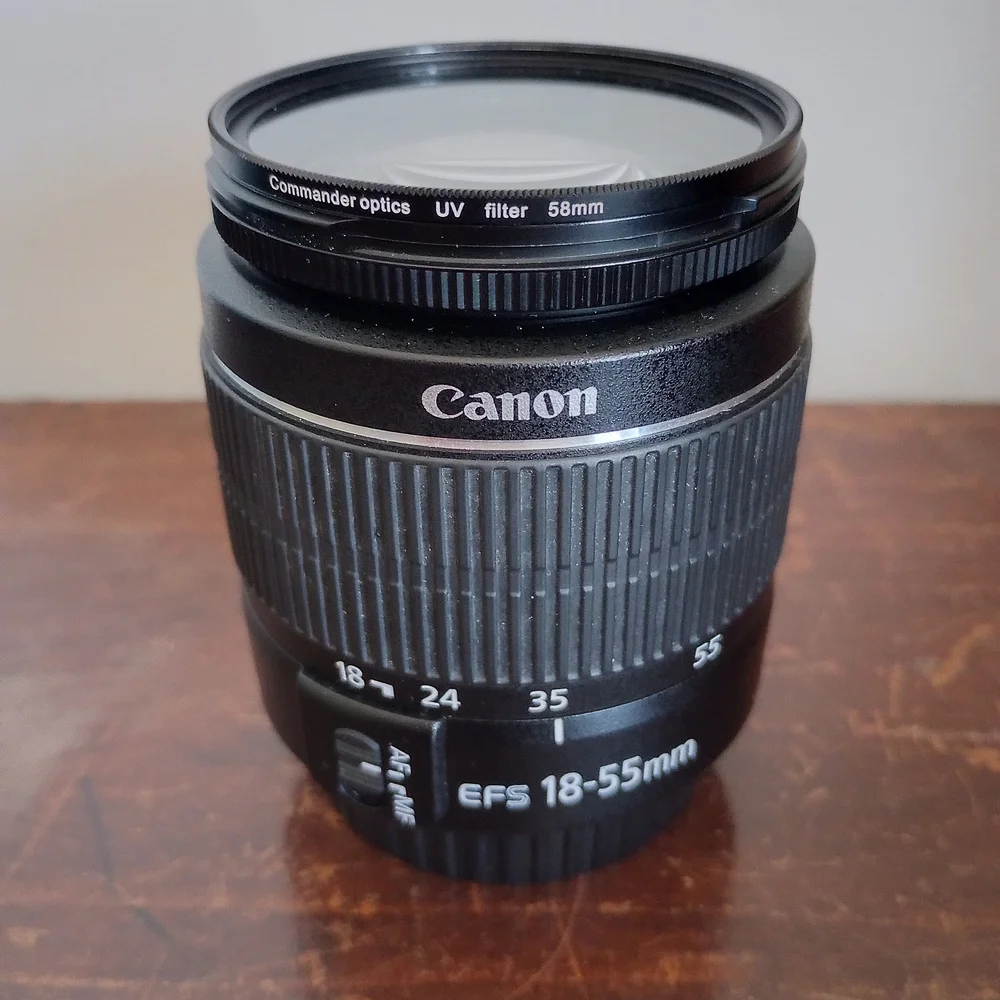 Canon Black Camera Lens